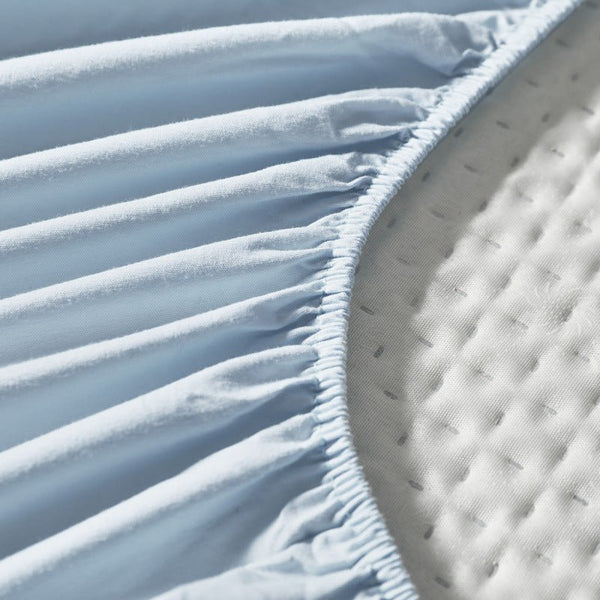 6pcs Luxury Microfiber Material, Breathable Soft Cooling Sheets for Hot Sleepers, Fitted Sheet with Deep Pockets, One Flat Sheet, Four Pillowcases, Bamboo Fiber Material Breathable And Comfortable, 16 - Inch High Fitted Sheet, Four Seasons Cooling Set - Amazitshop