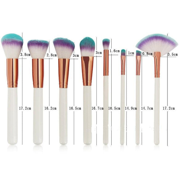 8 makeup brushes - Amazitshop