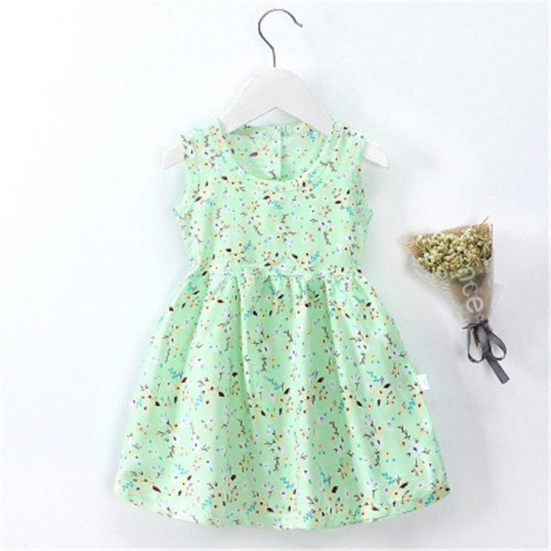 8 Style Baby Girls Dress Summer Cute Cartoon Baby Princess Birthday Party Knitted Dresses Toddler Costume Infant Kids Clothes - Amazitshop