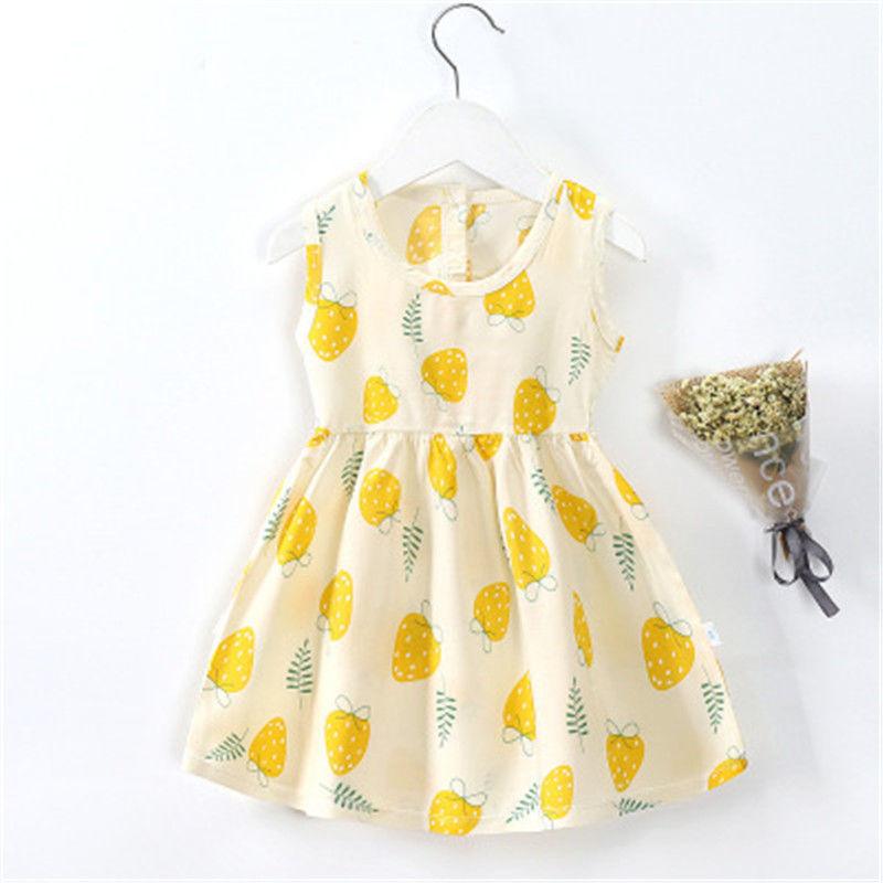 8 Style Baby Girls Dress Summer Cute Cartoon Baby Princess Birthday Party Knitted Dresses Toddler Costume Infant Kids Clothes - Amazitshop
