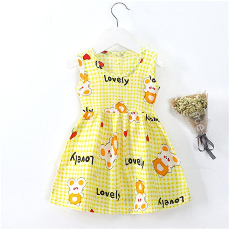 8 Style Baby Girls Dress Summer Cute Cartoon Baby Princess Birthday Party Knitted Dresses Toddler Costume Infant Kids Clothes - Amazitshop