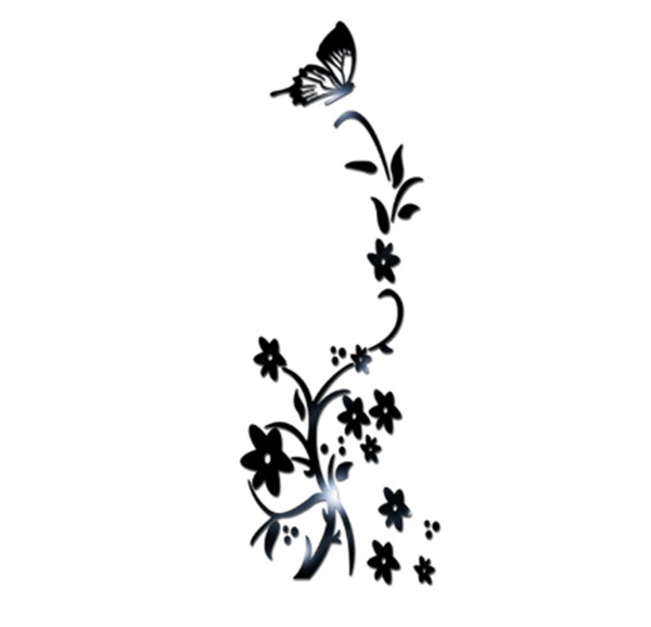 Acrylic Mirror Stickers Home Decoration Stickers - Amazitshop