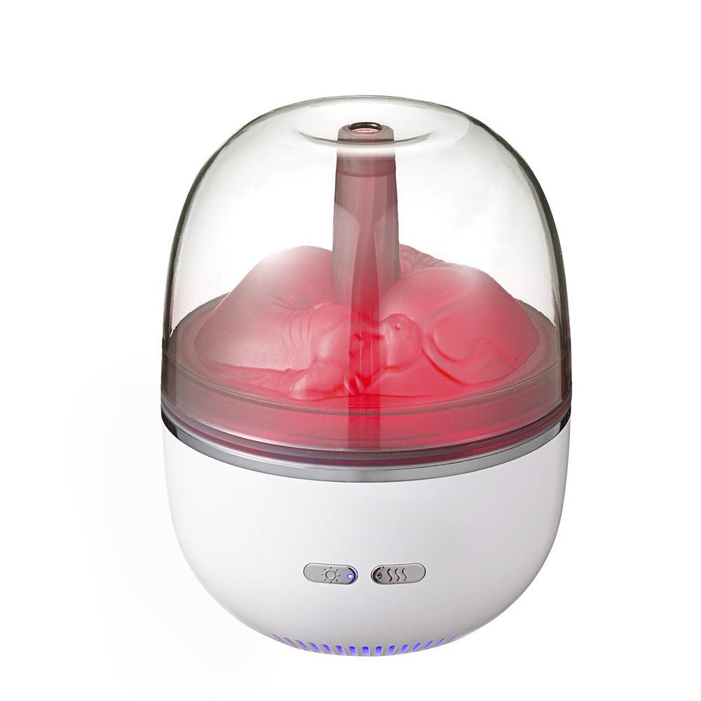 Air Humidifier Essential Oil Ultrasonic Aromatherapy Atomizer Colorful Light Heavy Fog Volume Office Home Accessories - Amazitshop