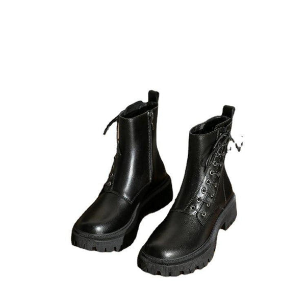 All - match Short Boots Thick - soled Martin Boots - Amazitshop