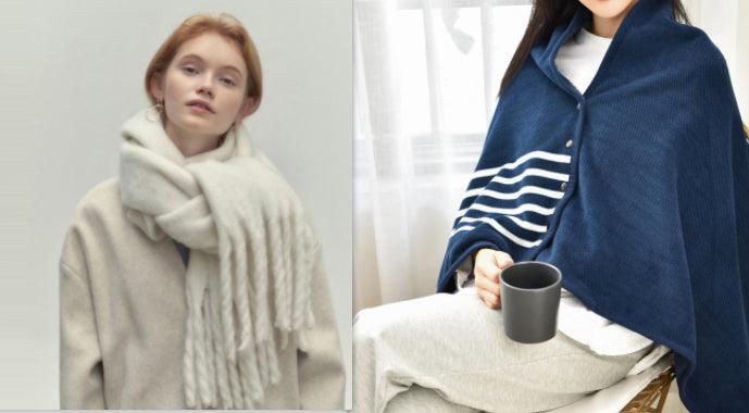 All - match Soft Glutinous Idle Style Thermal Long Scarf - Amazitshop