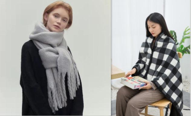 All - match Soft Glutinous Idle Style Thermal Long Scarf - Amazitshop