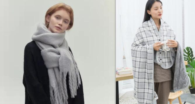 All - match Soft Glutinous Idle Style Thermal Long Scarf - Amazitshop