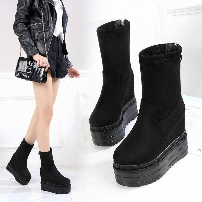 All - matching Korean Martin Boots Women's Platform - Amazitshop