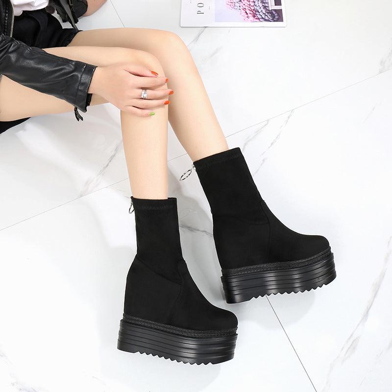 All - matching Korean Martin Boots Women's Platform - Amazitshop