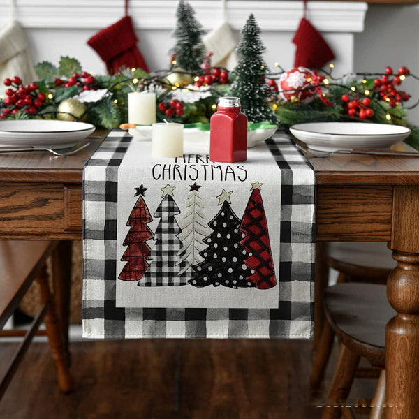 American Fashion Linen Tablecloth Mat Christmas - Amazitshop