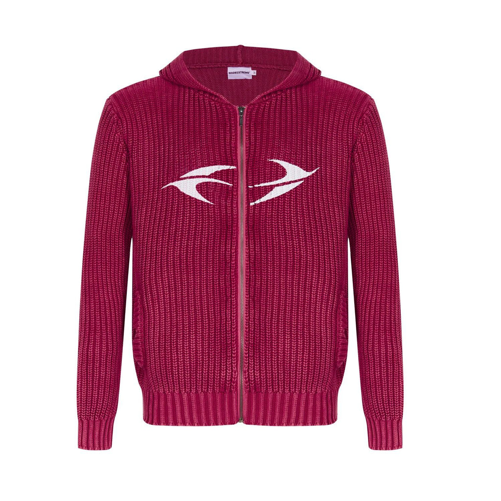 American Street Washed Distressed Printed Long - sleeved Hooded Sweater For Men And Women - Amazitshop