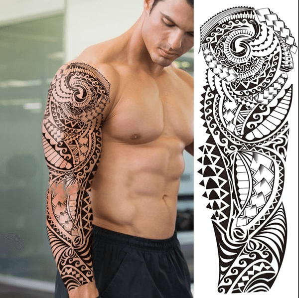 Arm Tattoo Sticker Full Arm Tattoo Sticker - Amazitshop