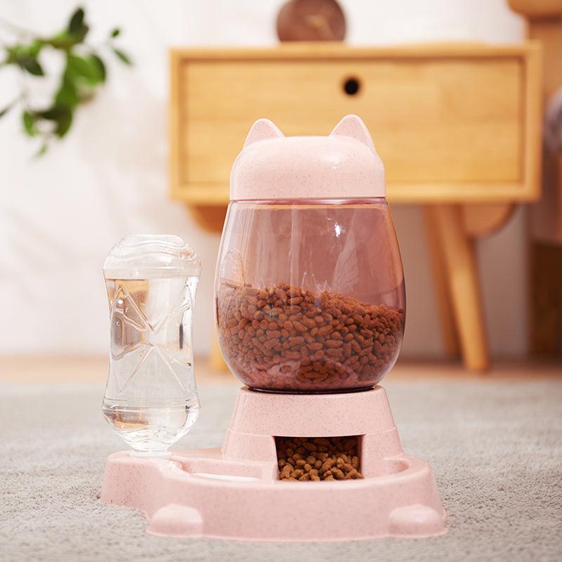 Automatic pet feeder drinking fountain - Amazitshop