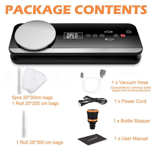 Automatic Vacuum Sealer, Vacuum Packing Machine, Packaging For Kitchen - Amazitshop