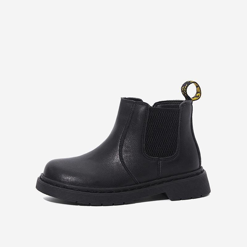 Autumn and winter leather children's boots - Amazitshop