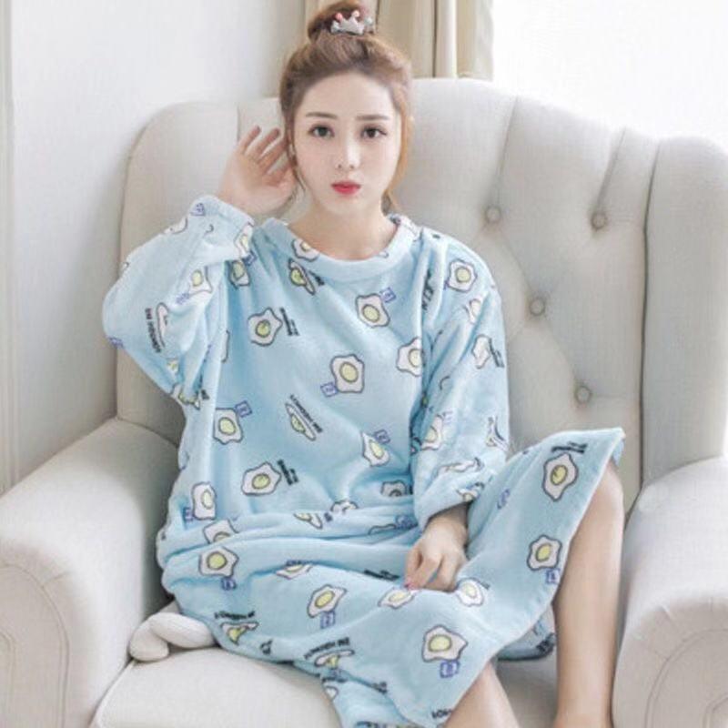 Autumn And Winter Pajamas Women Winter Flannel Pajamas Women - Amazitshop