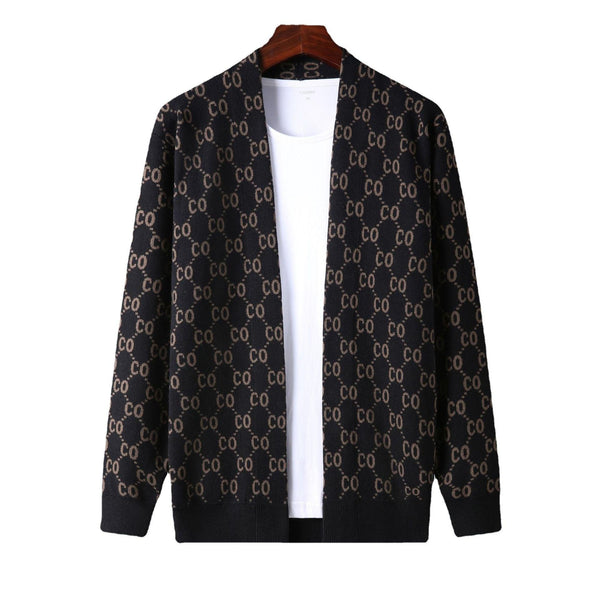 Autumn New Men's Knitted Cardigan Coat - Amazitshop