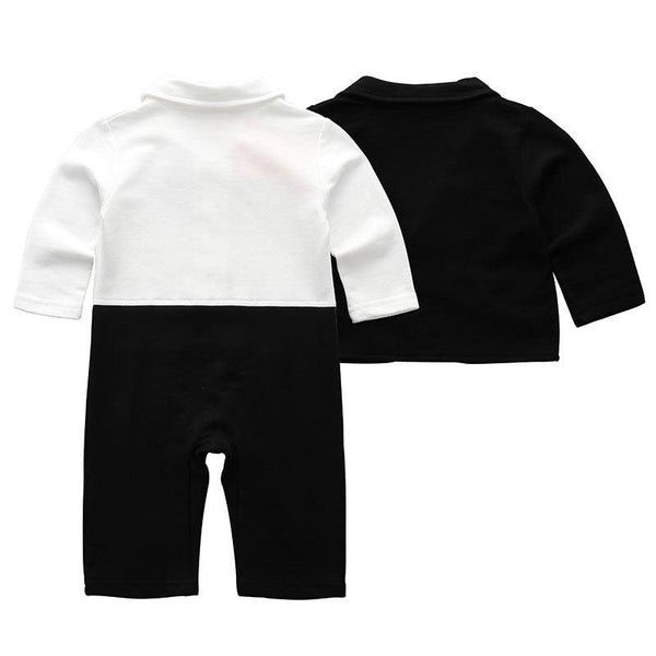 Baby boy gentleman dress long sleeve suit - Amazitshop