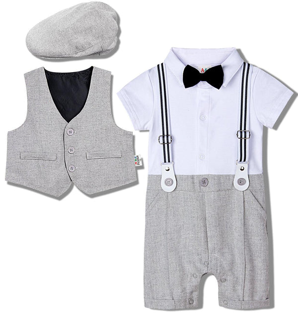 Baby Boy Suit One - piece Gentleman Suit - Amazitshop