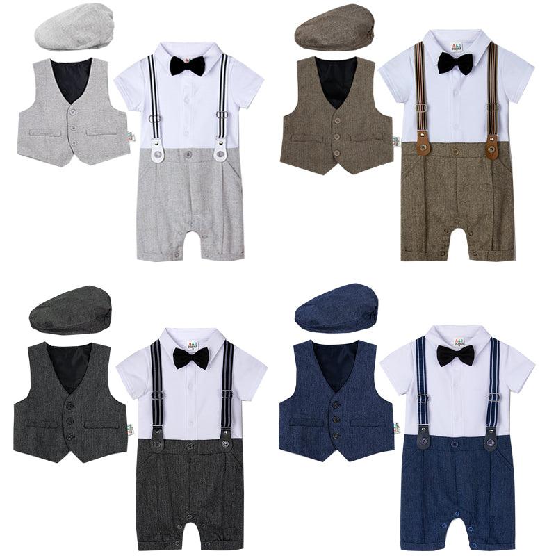 Baby Boy Suit One - piece Gentleman Suit - Amazitshop