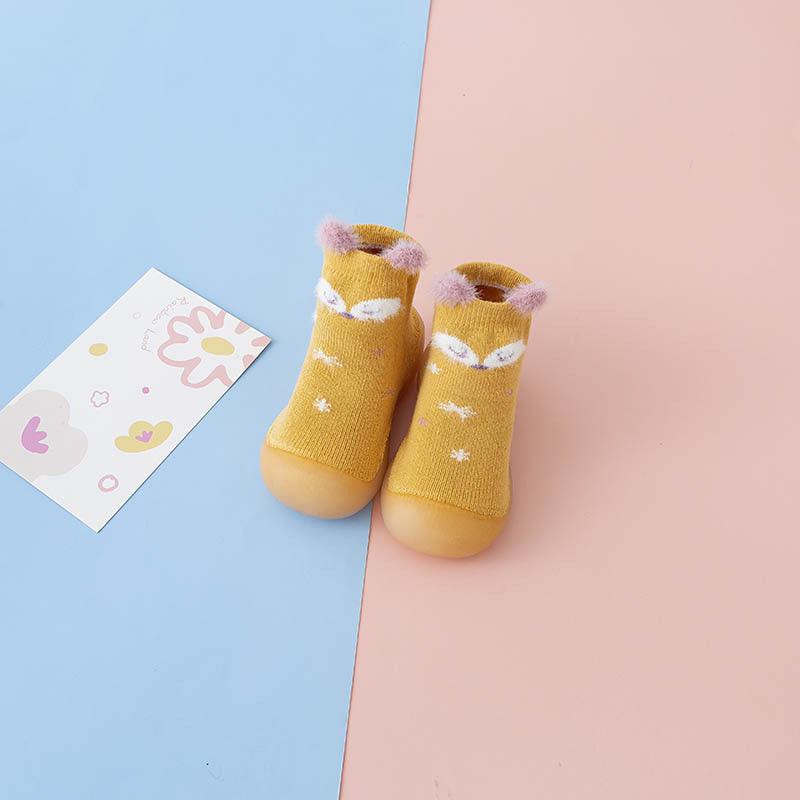 Baby Cartoon Floor Shoes Socks Indoor Soft Bottom Non - slip Toddler Shoes - Amazitshop