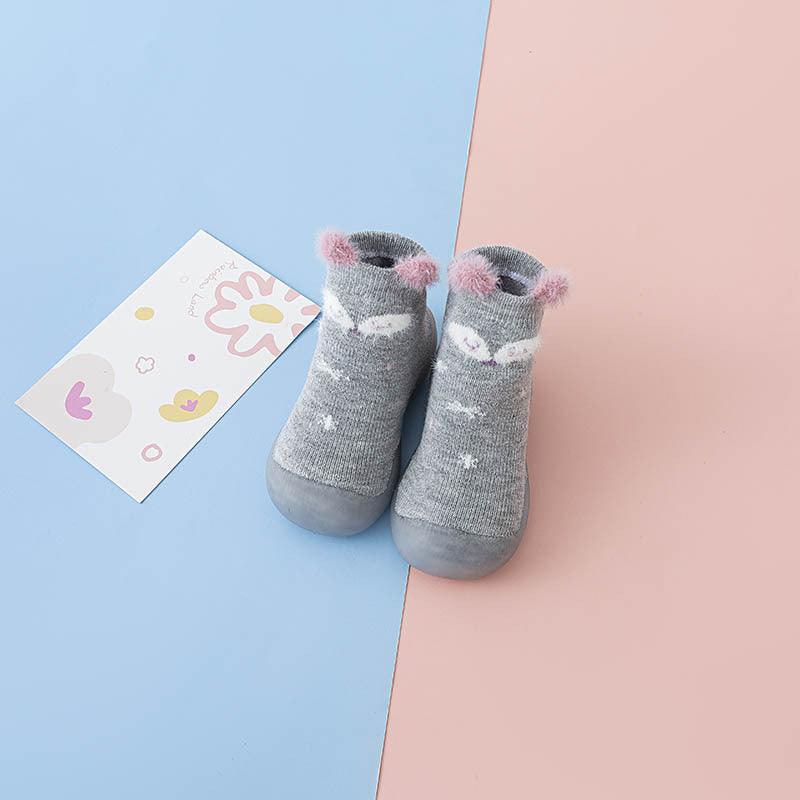 Baby Cartoon Floor Shoes Socks Indoor Soft Bottom Non - slip Toddler Shoes - Amazitshop
