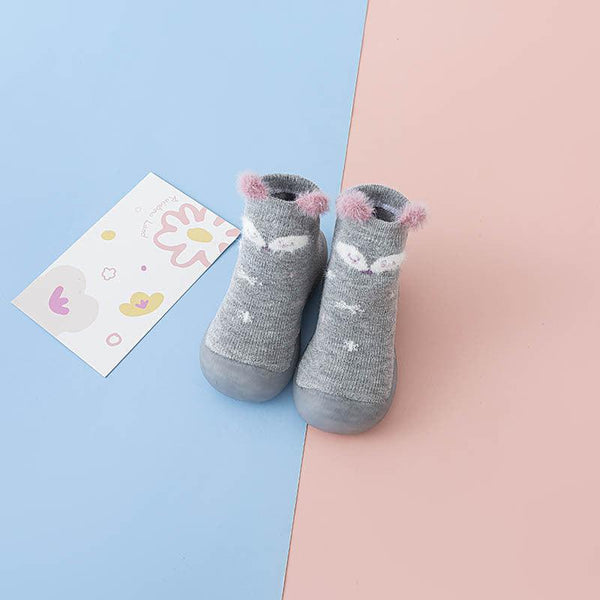 Baby Cartoon Floor Shoes Socks Indoor Soft Bottom Non - slip Toddler Shoes - Amazitshop