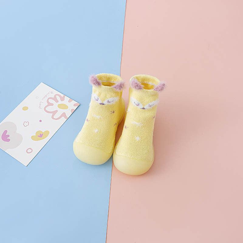 Baby Cartoon Floor Shoes Socks Indoor Soft Bottom Non - slip Toddler Shoes - Amazitshop