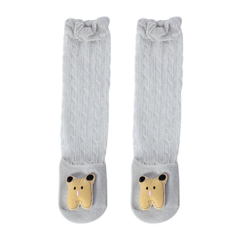 Baby Floor Kids Children Cotton Cartoon Summer Breathable Anti - mosquito Anti Skid Slip Toddler Slipper - Amazitshop