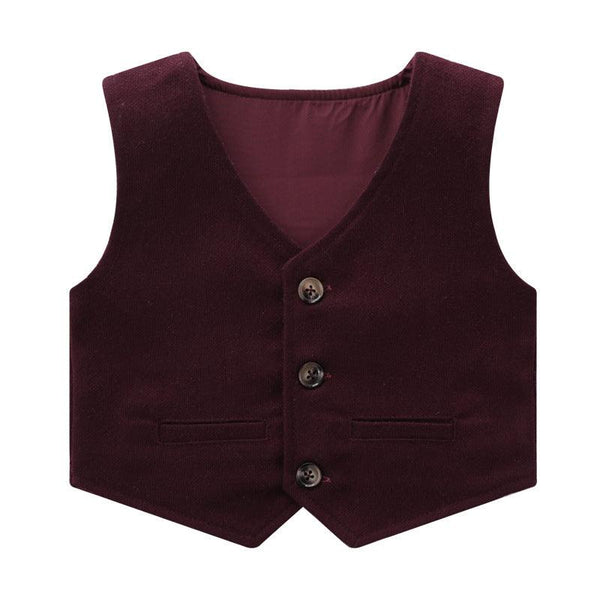 Baby gentleman clothes spring vest kids romper - Amazitshop