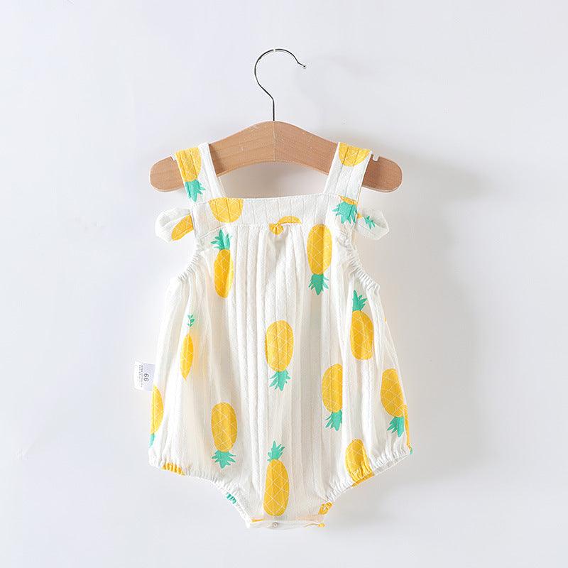 Baby Girl One - piece Dress Newborn Baby Triangle Romper - Amazitshop