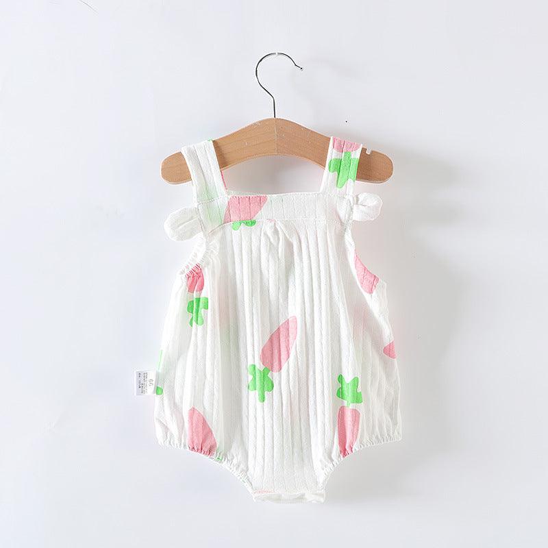 Baby Girl One - piece Dress Newborn Baby Triangle Romper - Amazitshop