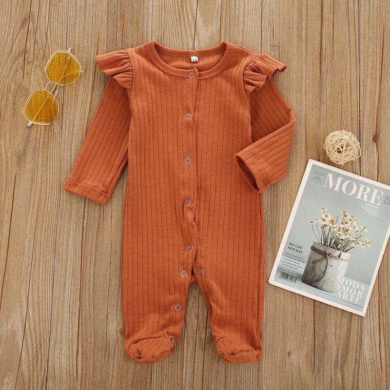 Baby Jumpsuits, Baby Autumn And Winter Clothes, Long Sleeves - Amazitshop