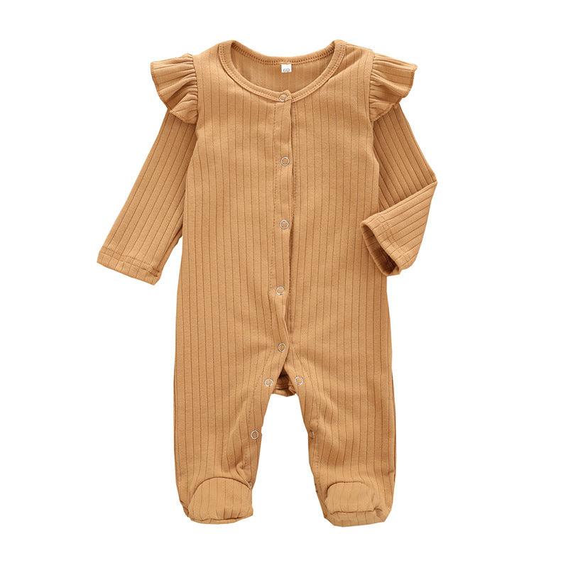 Baby Jumpsuits, Baby Autumn And Winter Clothes, Long Sleeves - Amazitshop