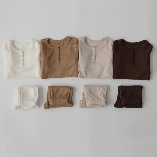 Baby Kids Pajamas Sets Girl Boy Sleepwear Suit Autumn Kids - Amazitshop