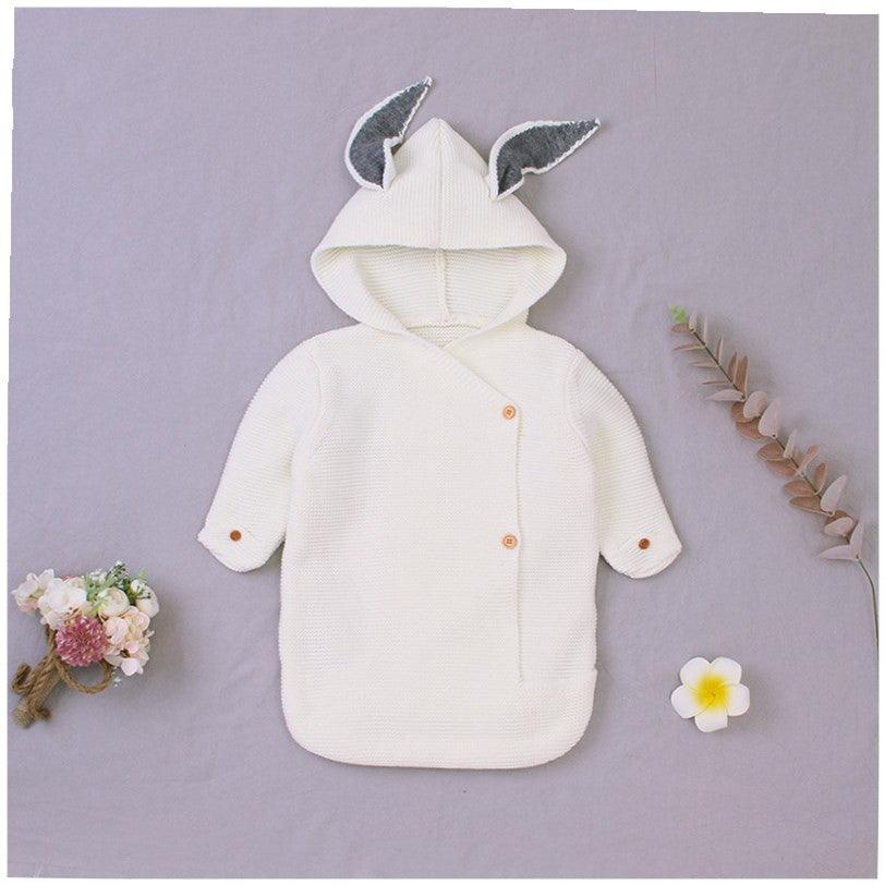 Baby Knitting Rabbit Sleeping Bags Hold Blanket - Amazitshop
