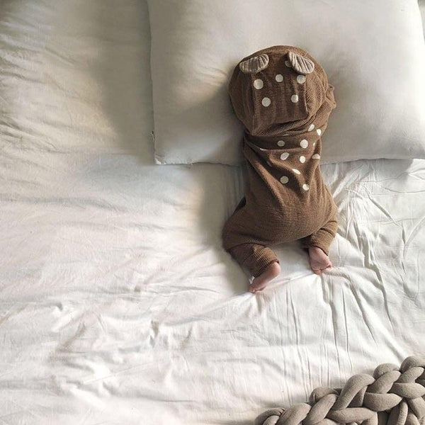 Baby Long - Sleeved Men's And Women's Baby Spring And Autumn Romper Romper Romper Jumpsuit - Amazitshop