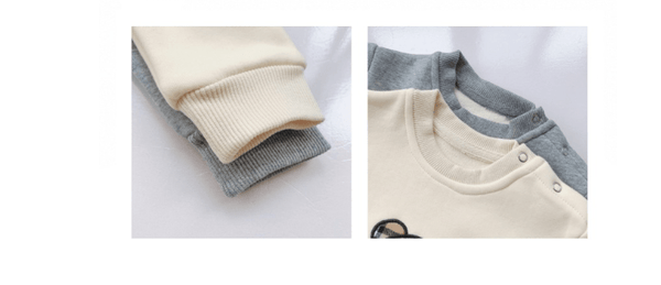 Baby One sides Rompers Trendy Fans Infant Children's Wear Girls' Rompers Plaid Children's Jumpsuits Bears - Amazitshop