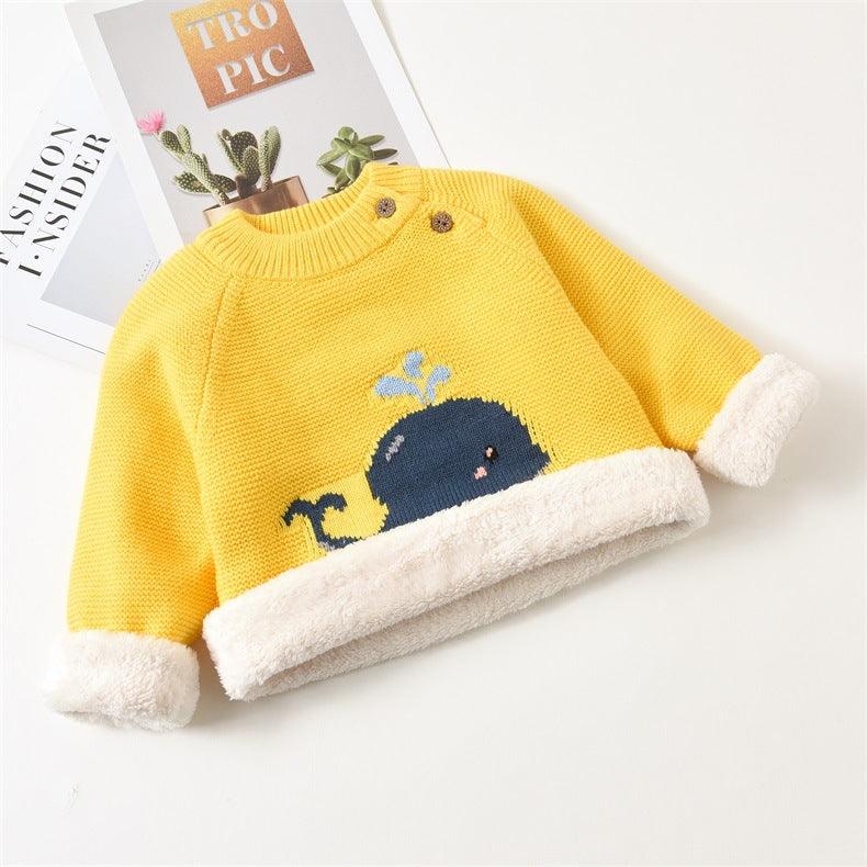Baby plush warm clothes - Amazitshop