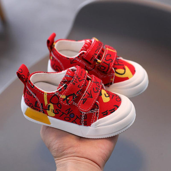 Baby Shoes 0 - 2 Years Old 1 Kids Canvas Shoes Boys Sneakers - Amazitshop