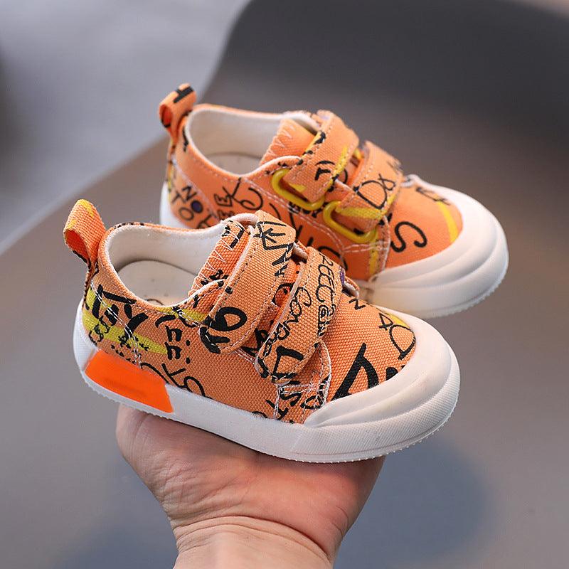 Baby Shoes 0 - 2 Years Old 1 Kids Canvas Shoes Boys Sneakers - Amazitshop