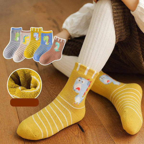 Baby Socks Thickened Warm Children's Socks - Amazitshop