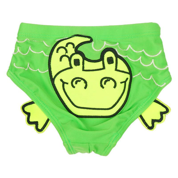 Baby Swimming Trunks Cute Embroidered Double Deck 1 - 3 Year Old Boys And Girls Learn Swimming Briefs Bathing Suit - Amazitshop