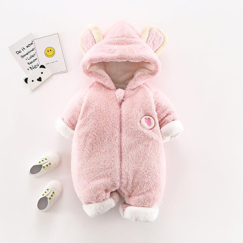 Baby Thickened Cotton Clothes Outwear Suit - Amazitshop