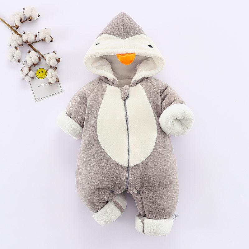 Baby Thickened Cotton Clothes Outwear Suit - Amazitshop