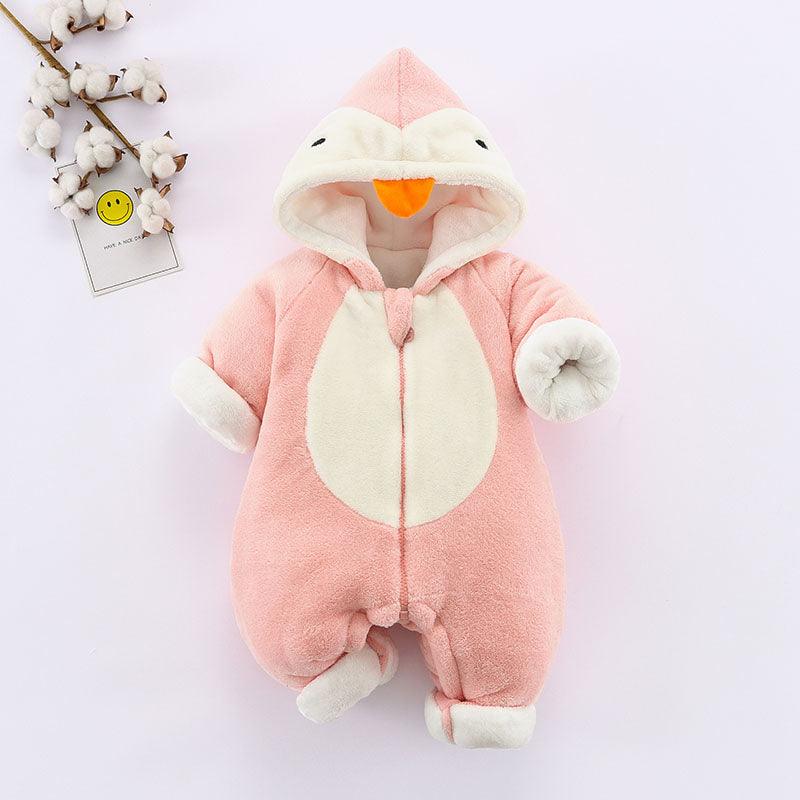 Baby Thickened Cotton Clothes Outwear Suit - Amazitshop