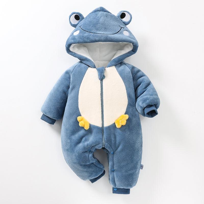 Baby Thickened Cotton Clothes Outwear Suit - Amazitshop