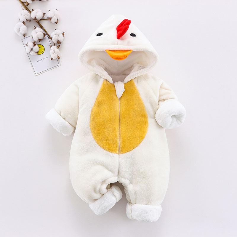 Baby Thickened Cotton Clothes Outwear Suit - Amazitshop