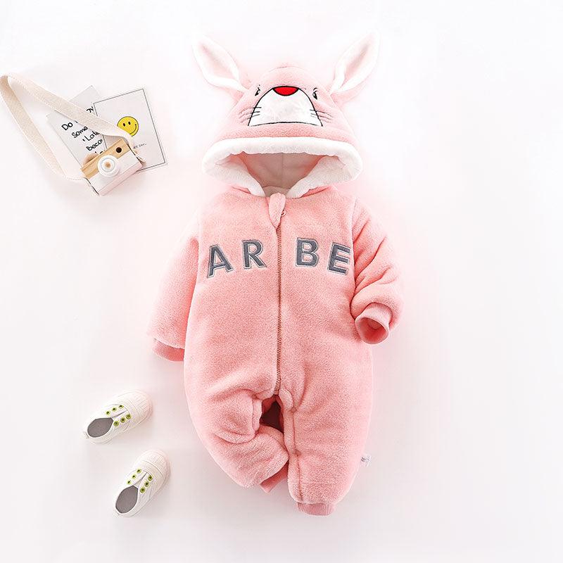Baby Thickened Cotton Clothes Outwear Suit - Amazitshop