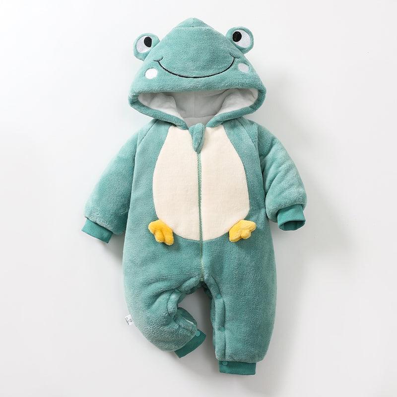 Baby Thickened Cotton Clothes Outwear Suit - Amazitshop